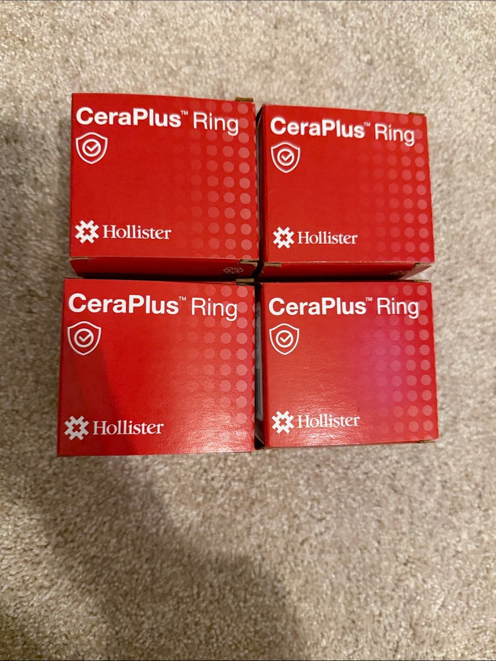 Hollister 8805 Adapt Wide Flat CeraRing Barrier Rings, 4 in, 2 in